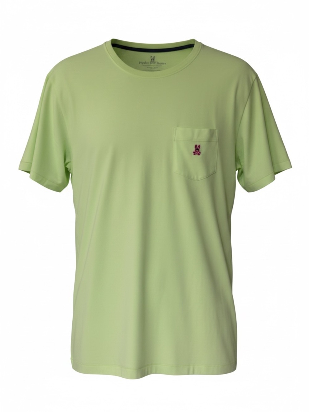 Psycho Bunny Neon Lime Pocket Tee – Men’s Short Sleeve T-Shirt NWOT